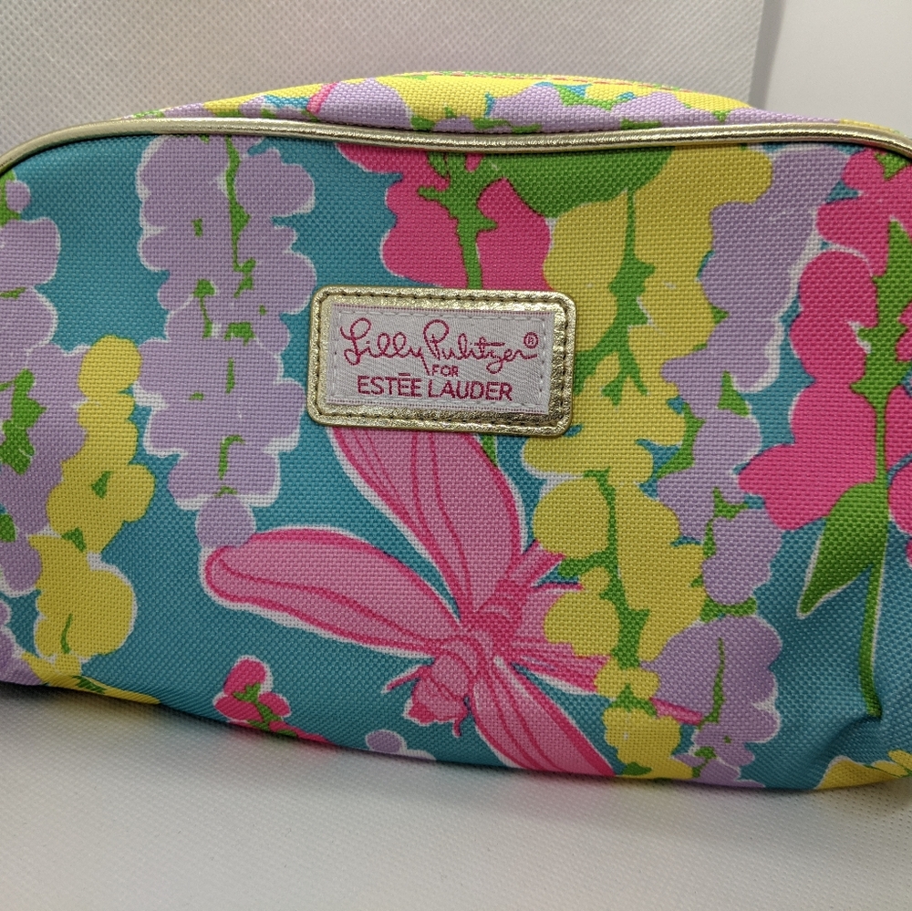 Lilly Pulitzer For Estee Lauder Cosmetics Bag